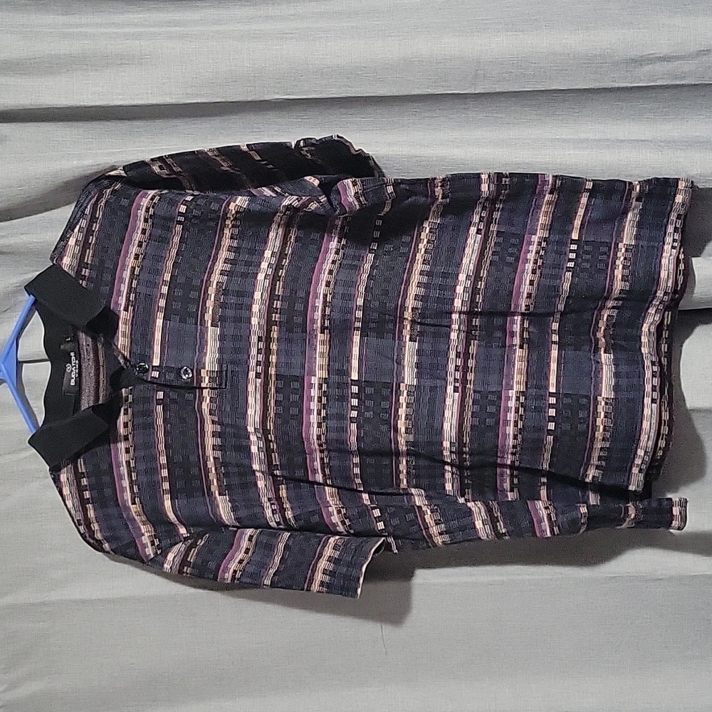 Bugatchi UOMO digital print polo